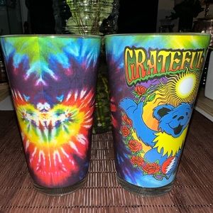 2 Grateful Dead Pint Glasses
